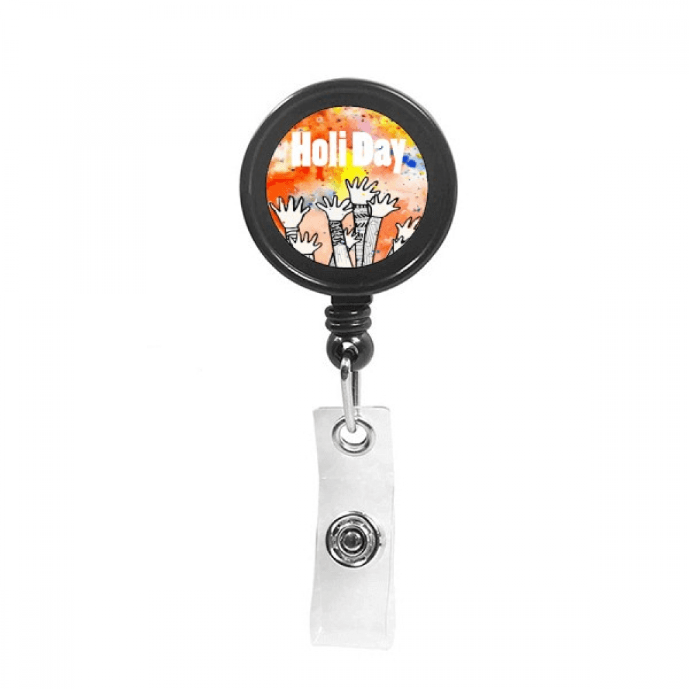 partner party festival celebration Retractable Keychain Badge Holder ID Badge