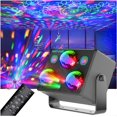 thumbnail image 1 of Party Lights DJ Disco Lights, RGB Led Sound Activated Laser Light with Remote Control,Flash Strobe Stage Lights for Parties Gifts Christmas Home Decorations Birthday Karaoke KTV Bar, 1 of 7
