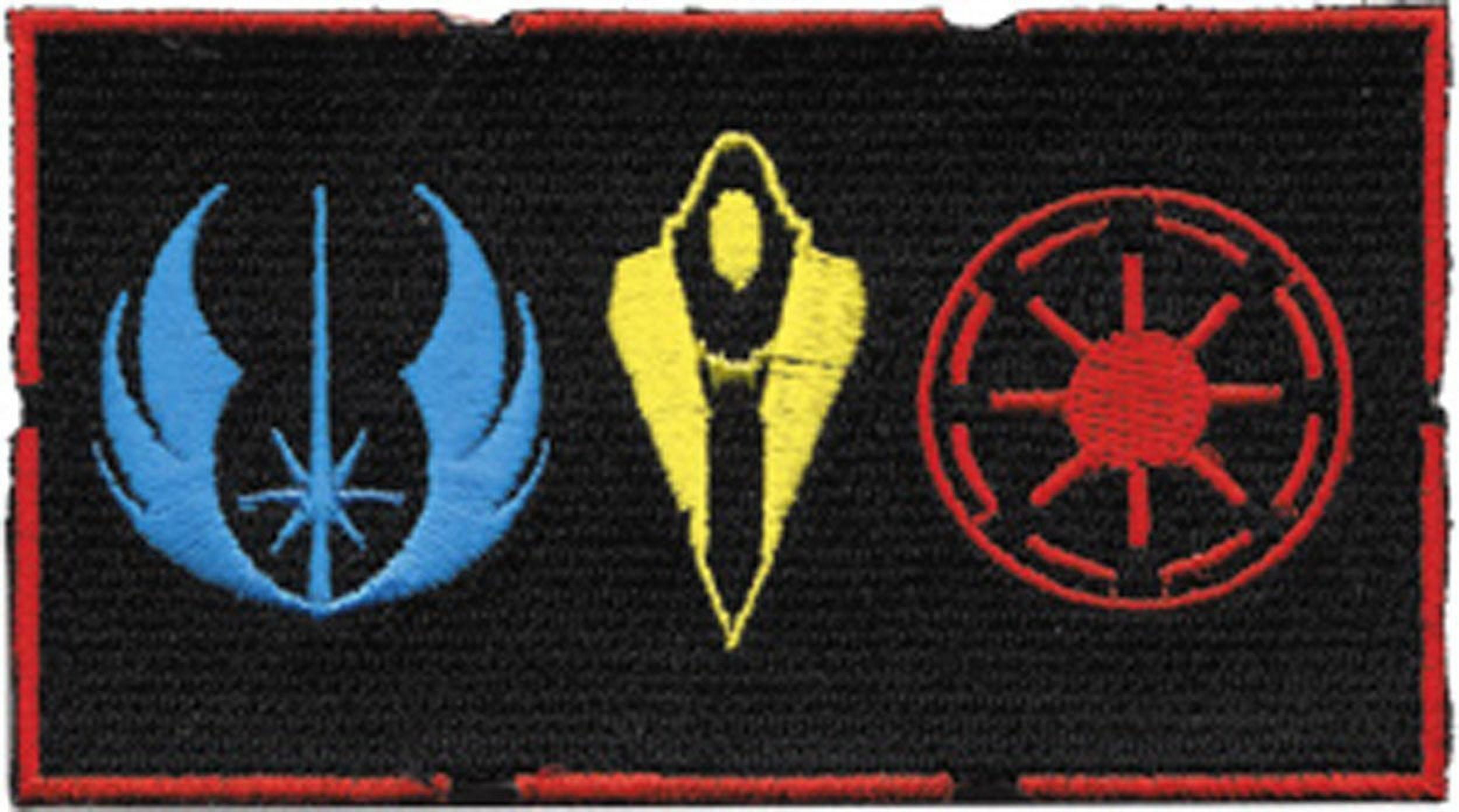 patch star wars symbols logo iron on licensed gifts toys p-sw