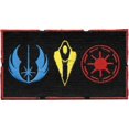 thumbnail image 1 of patch - star wars - symbols logo iron on licensed gifts toys p-sw-0040, 1 of 3