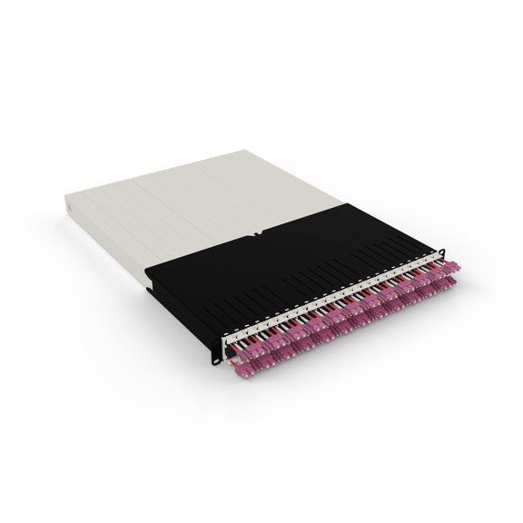 Patchbox.One 30RU OM4 LC-SC Fiber Optic Patch Panel, Rack Mount Network Cable Management System