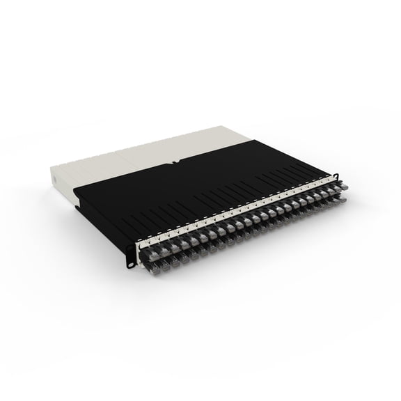 Patchbox.one 8RU STP Network Rack Cable Management Cassette, Black