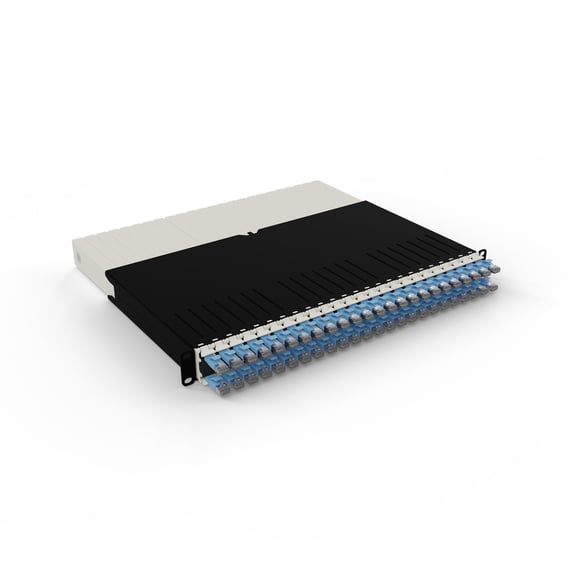 Patchbox.one 8RU STP Network Rack Cable Management Cassette, Blue