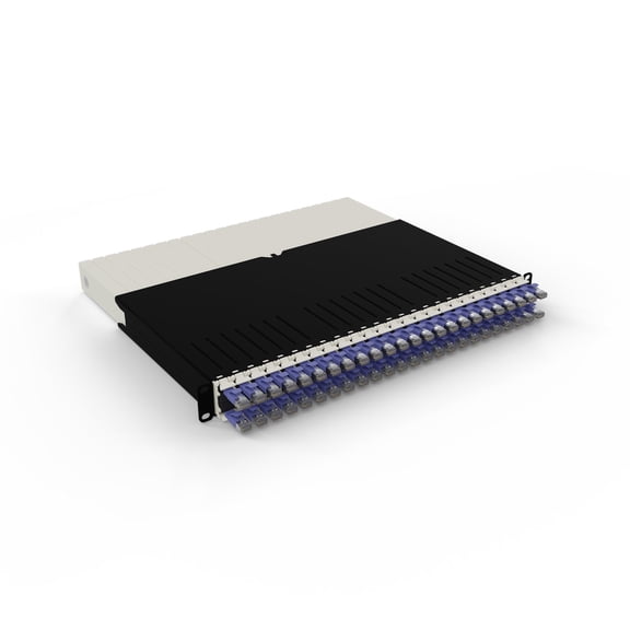 Patchbox.one 8RU STP Network Rack Cable Management Cassette, Violet