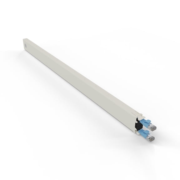 PATCHBOX.one 30RU STP Cable Management Cassette for Network & Server Racks, Blue