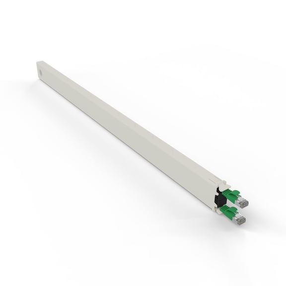 PATCHBOX.one 30RU STP Cable Management Cassette for Network & Server Racks, Green