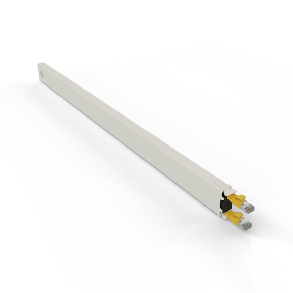 PATCHBOX.one 30RU STP Cable Management Cassette for Network & Server Racks, Yellow