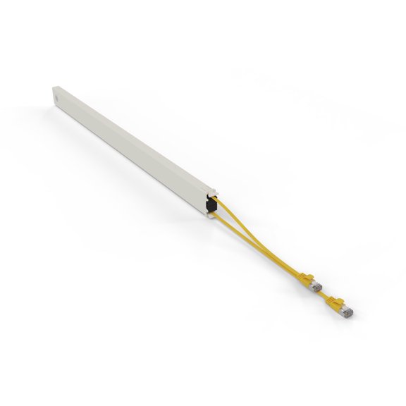 PATCHBOX.one 46RU STP Cable Management Cassette for Network & Server Racks, Yellow