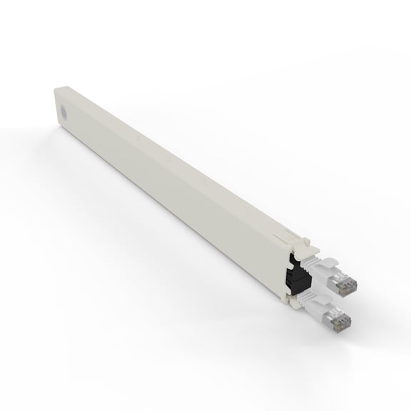 Patchbox.one 8RU STP Network Rack Cable Management Cassette, White
