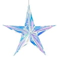 thumbnail image 1 of pathside 1 Pc 23.36 Inch Iridescent Ornament Star Hanging Decorations Star Ornaments Colorful Hanging Ornaments for Christmas Tree Wedding Birthday, 1 of 1