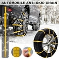 thumbnail image 1 of pathside 2025 Reusable Anti Snow Chains, Snow Tire Chains for Car, 10pcs/set Winter Cable Ties, Emergency Snow Plastic Non-Slip Cable Tie for Portable Vehicles Snow Mud, Orange, 1 of 6