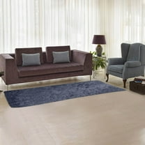 pathside 20x79in Large Living Room Area Rug, Washable Area Rug Soft Carpet Non-Slip Area Carpet for Home Office Decor, Gray