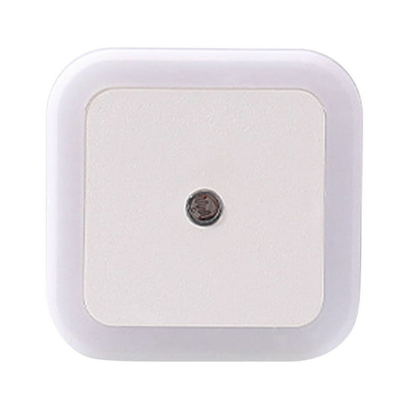 pathside Plug in Dimmable Led Night Light with Light Sensor Auto On/Off LED Night Ligh, 0.6W Plug in Night Light for Baby Kids Room, Stair Lights, Bedroom Adjustable Brightness Light, White