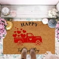 thumbnail image 1 of pathside Valentines Day Love Heart Doormat Love Home Welcome Carpet, I Love You Doormat Valentines Day Decor Rug, Holiday Entry Rug for Indoor Outdoor Home Bathroom Decor,13x35 in, 1 of 2