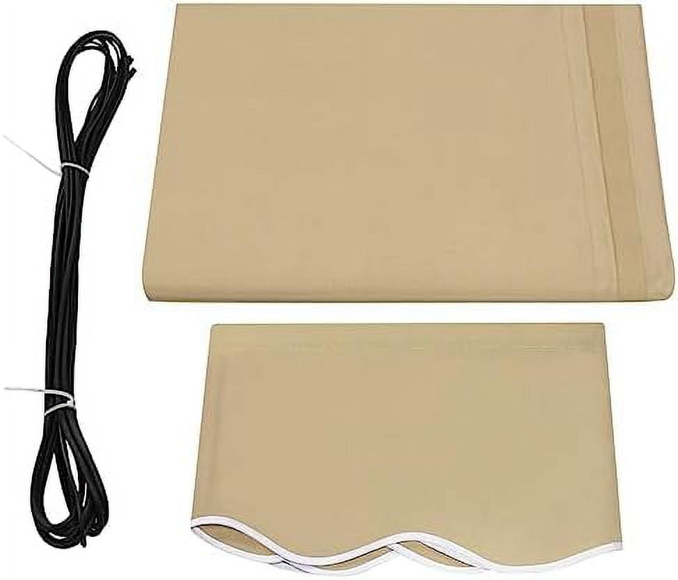 patio awning 12x10 feet fabric replacement sunshade canopy for retractable awnings