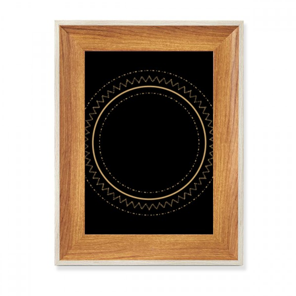 pattern geometry shape desktop wooden photo frame display picture art painting multiple sets