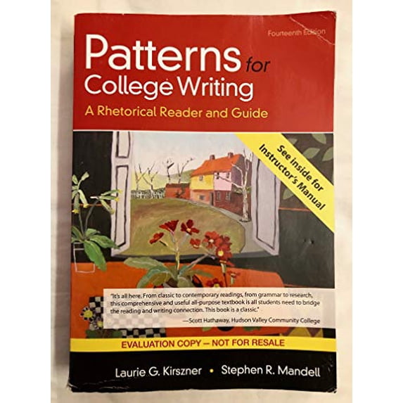 Pre-Owned patterns for college writing (Paperback) 1319106676 9781319106676