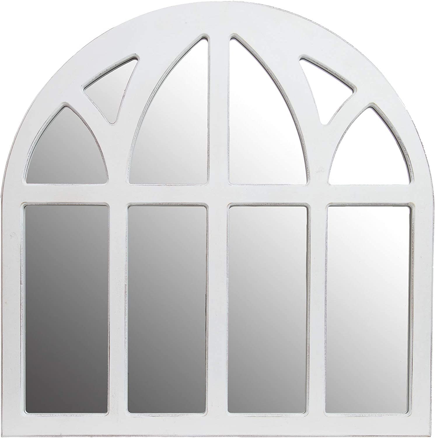 Patton Distressed Cathedral Window Frame Wall Decor