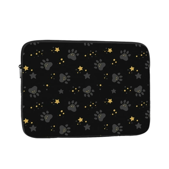 paws cute cartoon stars 13 inch Portable Laptop Sleeve Compatible with MacBook Air Notebook Computer Case for Men Women College School Students