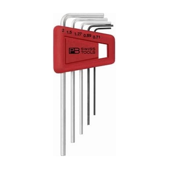 PB Swiss Tools PB 211.H-2 Hex Wrench Set 5 Piece