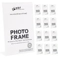 thumbnail image 1 of pbf 4x6 Acrylic Sign Holder | 4 x 6 Vertical Stand Up Slanted Sign Holder | Acrylic Stands for Display | Clear Picture Frame, Menu Table Top Stand, Plastic Flyer Holder (144-Pack), 1 of 6
