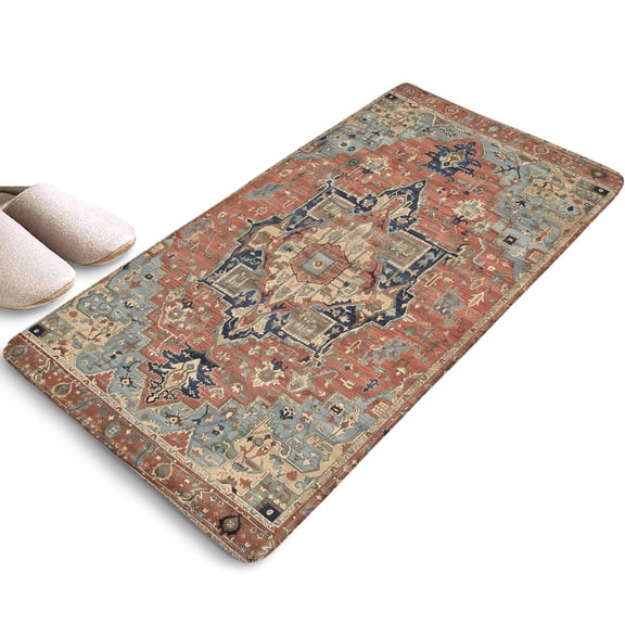 pbgtywd Bohemian Orange Patterned Carpet Area Rugs