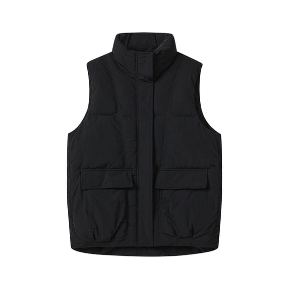 pbnbp Fashion Women Winter Warm Coat Wadded Jacket Short Warranty Vests Sleeveless Casual Jacket Coats