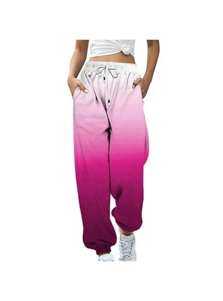 Pink tie cheap dye sweatpants