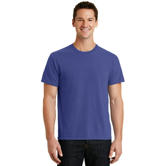 pc099 port & company men's t-shirt essential pigment-dyed tee