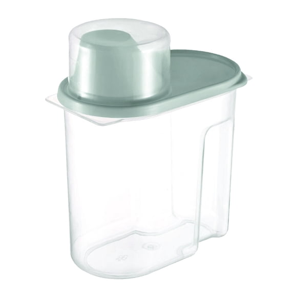 pdqouc 1.9L Kitchen Multi Grain Storage Tank Food Dry Goods Storage Box Clear Plastic Sealed Tank Food Storage Containers Organizer Easy to Pour