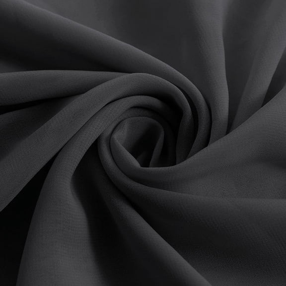 pdqouc 10ft Black Chiffon Table Runner 29x120 Inches Dusty Blue Table Runner for Wedding Baby Girl Bridal Shower Decorations Wedding Floral Centerpieces for Tables Runners