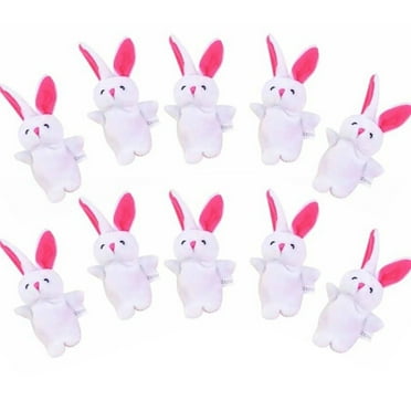 pdqouc 10pc Finger Puppet Cute Soft Velvet Cartoon Human Hand Puppet Toy Toddler Children Baby Toys