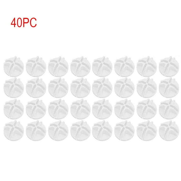 pdqouc 2 Packs 40pcs Cabinet Cube Rack Shelf Clothes Storage DIY Wardrobe Closet Modular Organizer Plastic Connectors Snap Organizer for Home Storage Black&White