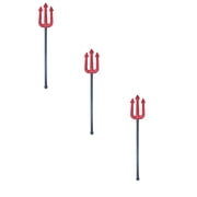 pdqouc 3Pcs 17.32 Inch Halloween Devil Pitchfork Props, Glitter Fork Decor for Indoor Outdoor Party, Home Decor for Bathroom Door Bedroom, Themed Night Accessory