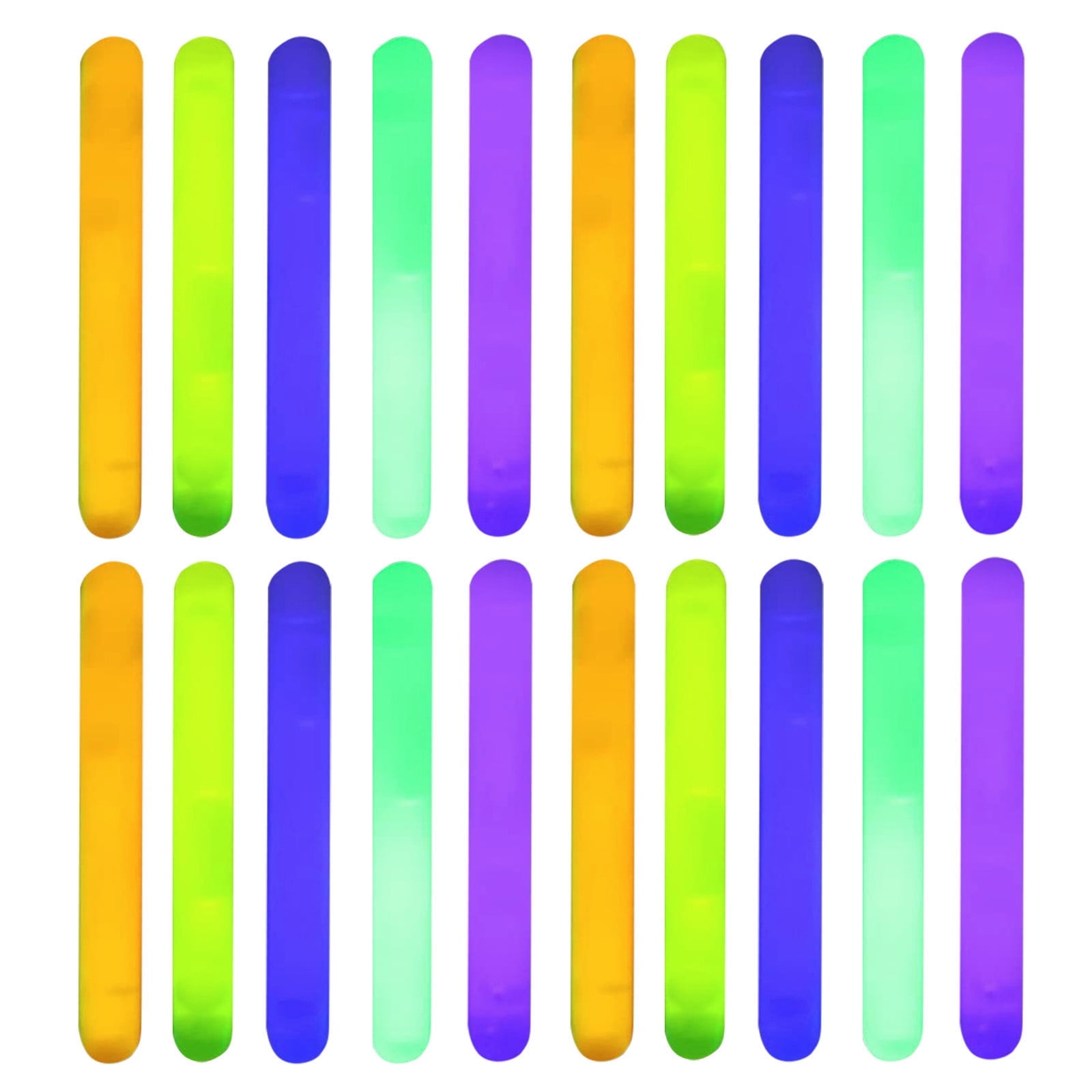 pdqouc 50 Pcs Mini Glow Sticks Random Colors Toys Party Favors for Kids ...