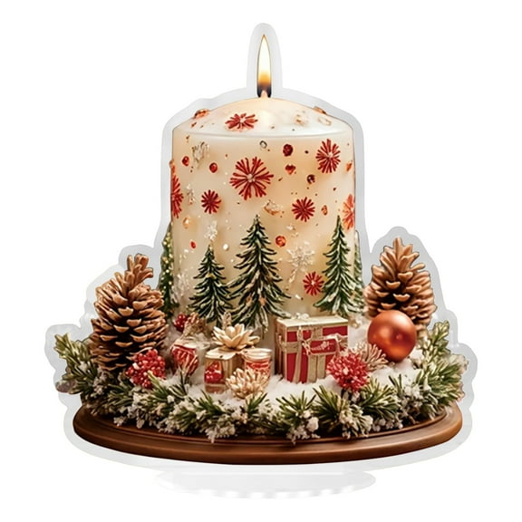 pdqouc Christmas Desk Decor 2D Acrylic Christmas Decorations for Desk Table Centerpieces for Holiday Indoor Home Festival Wedding Dining Living Room Bedroom Desktop Decoration