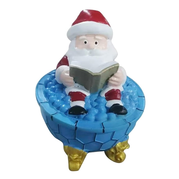 pdqouc Christmas Santa Bubble Lamp Cute Bathtub Santa USB Night Lights for Bathroom Christmas Decor Funny Season Reading Books Nightlight Xmas Decorations
