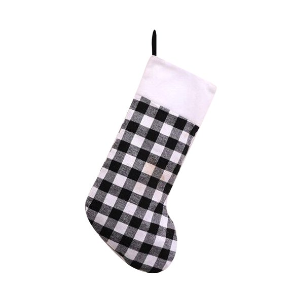 pdqouc Christmas Stockings Xmas Fireplace Hanging Ornaments Sock Plush Candy Stockings with Red Velvet Bow for Family Christmas Holiday Decorations 9.44 x 17.32 Inch