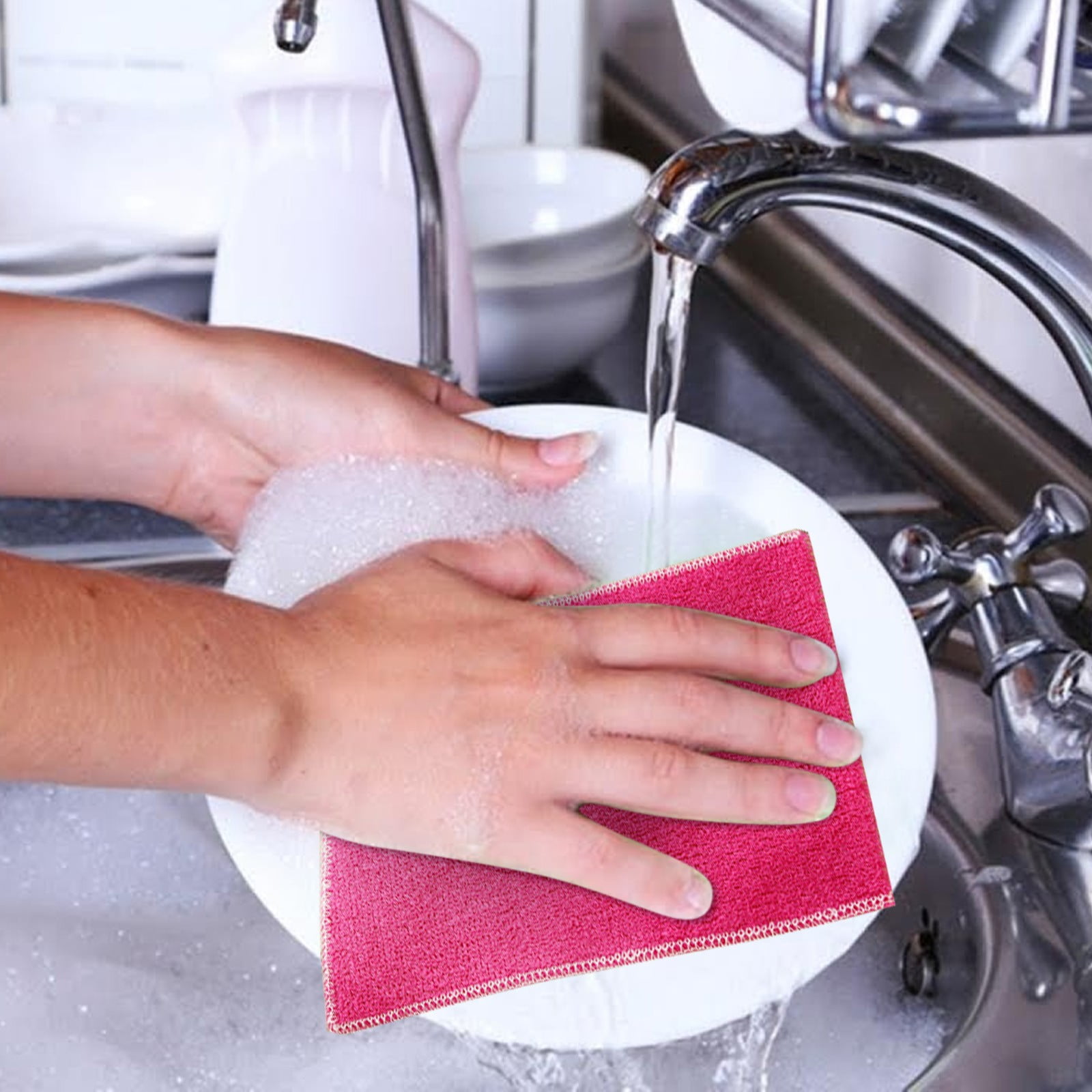 pdqouc Clearance 10pcs Multipurpose Daily Fiber Dishwashing Rags ...