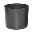 pdqouc Clearance Black Flower Pots, Plastic Cylinder Plant Pots for