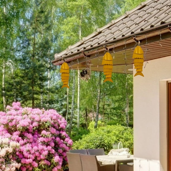 pdqouc Clearance Colored Koi Fish Wind Chime, Relaxing Tones, Metal, Colored Fish Wind Chime Hanging From Your Porch Or Deck Weather-resistant and Artistic Wind Chimes
