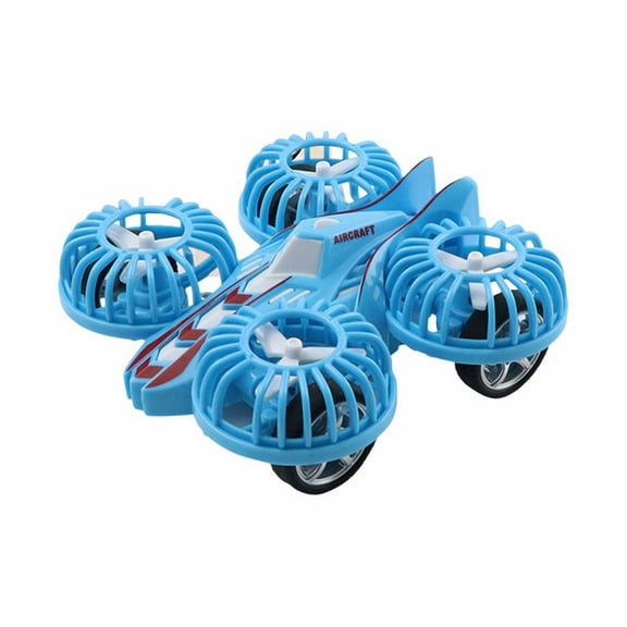 pdqouc Clearance Drones for Kids, 3in1 Battle Drone with LED Lights, 3D Flip, Circle Fly, Altitude Hold, Remote Control Car Functions, Mini Drone for Boys Girls 4-8 6-12 Christmas and Birthday Gifts