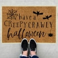 thumbnail image 1 of pdqouc Clearance Funny Letter Prints Doormat Decor Halloween Blanket Decor Fall Winter Floor Mats Personalized Front Door Home Decorations, 1 of 3