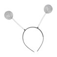 thumbnail image 1 of pdqouc Clearance Halloween Martian Alien Headband Funny Alien Antenna Headband Head Boppers for Halloween Supplies and Costume Accessory Party Silver, 1 of 2