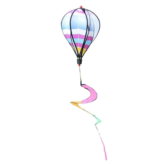 pdqouc Outdoor Hot Air Balloon Wind Turning Clouds Hot Air Balloon Rainbow Colorful Windmill Balloon Holiday Party Decoration Gifts