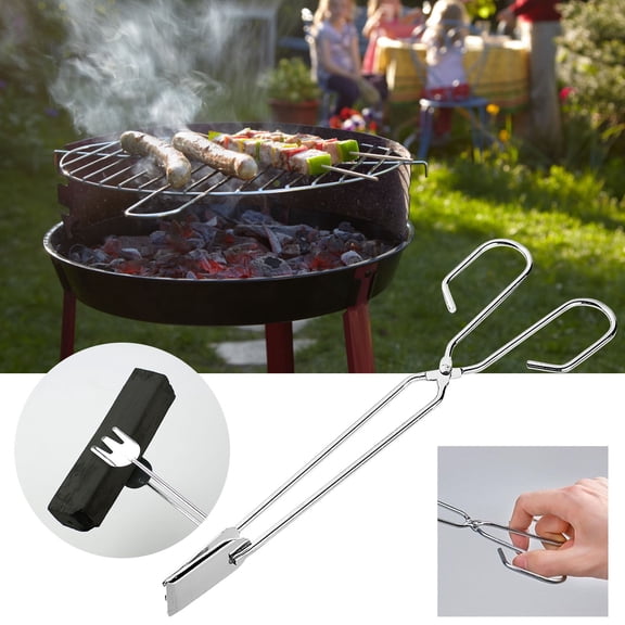 pdqouc Cooking Clamps 3-1 Grilling Accessories Stainless Steel Fire Tongs Outdoor Pasta Accessories Stainless Steel Grill Tongs Tongs Camping Accessories Bbq Supplies Barbecue Clip Buffet