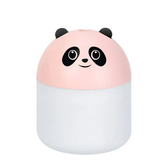 pdqouc Cute Humidifier for Household 250ml/5.28oz Water Tank Bear Silent Humidifier with Spray Timing & USB Night Light for Desktop Plant House Bedroom Lights Decor
