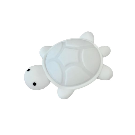 pdqouc Cute Turtle Night Light for Kids Soft Silicone Nursery Lamp 7 Color Changing Tap Control Dimmable LED 1200mAh USB Rechargeable Animal Nightlight for Bedroom/Travel