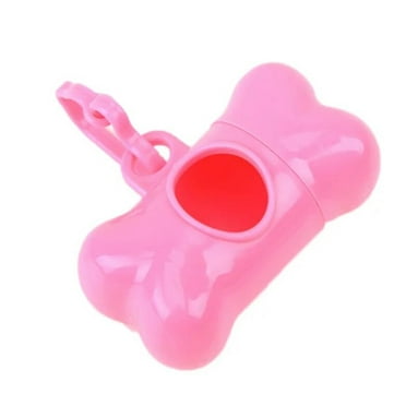 pdqouc Dog Poop Bags Dispenser with Carabiner Clip, Doggy Poop Bag Holders for Leashes Include 1 Roll (15 Bags) Leak-Proof Large Lavender Scented Doggie Pet Waste Bags, Eco-Friendly Dog Accessories