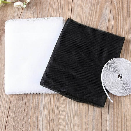 pdqouc Dt1750 DIY ????????????????Screen Invisible S-imple Window Screen With V-elcro For You